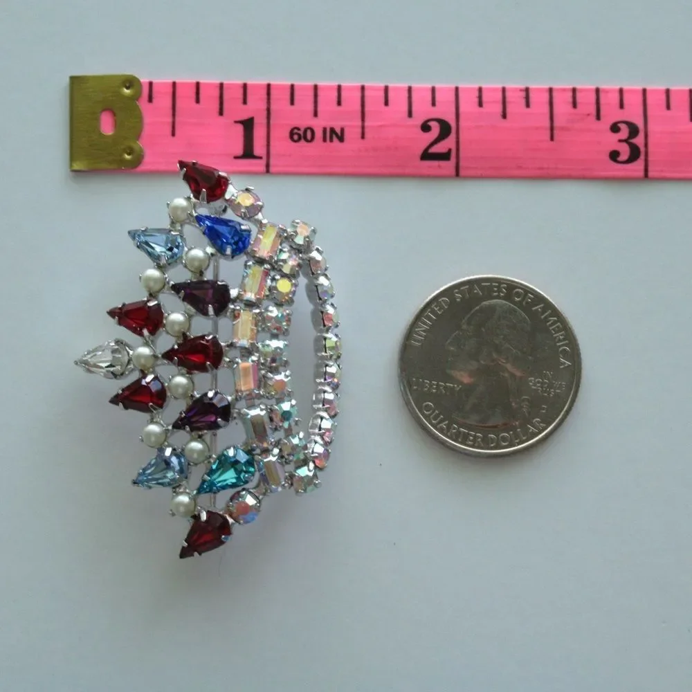 Vintage B. David Family Crown Brooch